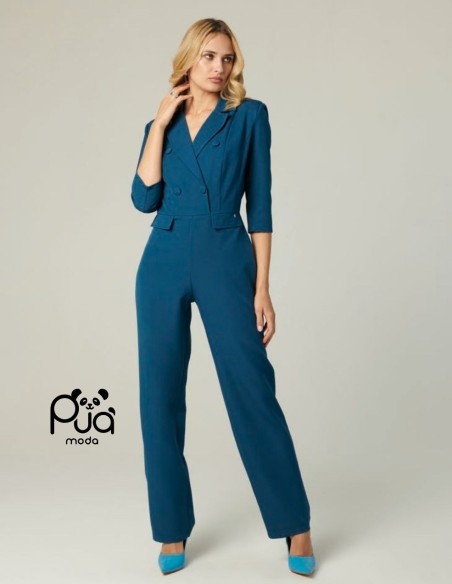 Tuta Chic a Palazzo con Bottoni