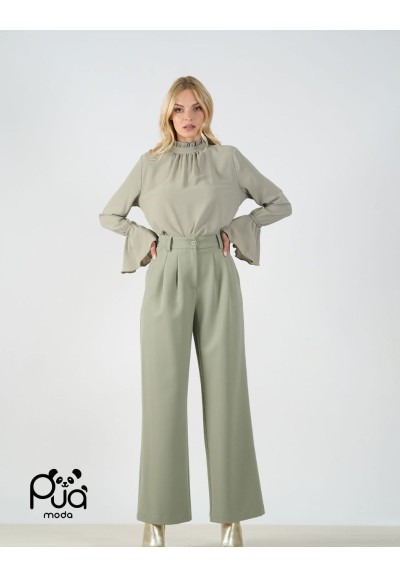 Pantalone a palazzo chic