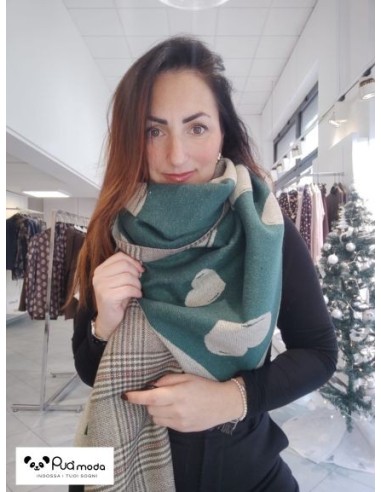 Sciarpone doubleface