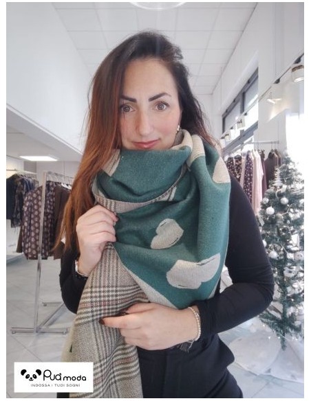 Sciarpone doubleface