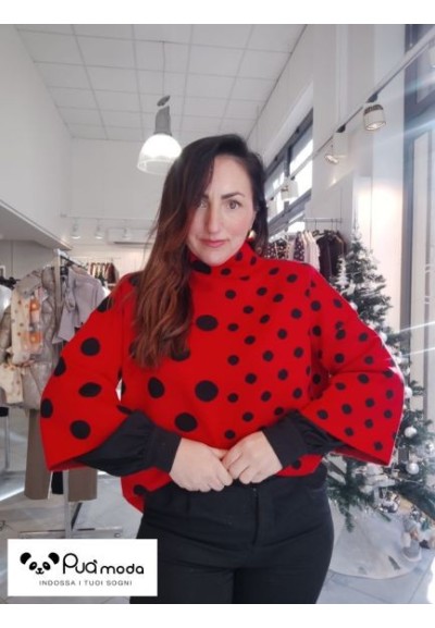 Maxi maglia pois