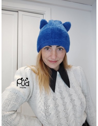 Cuffia donna in tessuto peloso con interno in pile | Puà Moda