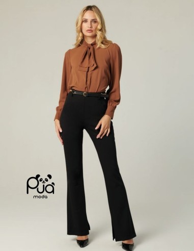 Blusa donna con fiocco al collo elegante | Puà Moda