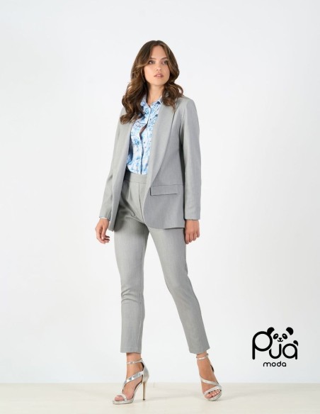 Pantalone con Zip Laterale Chic