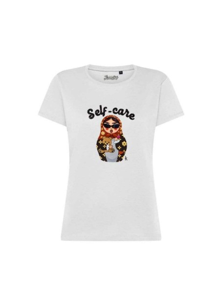 T-shirt donna fashion in cotone con stampa | Puà Moda