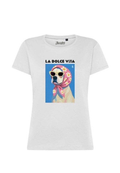 T-shirt donna fashion in cotone con stampa | Puà Moda