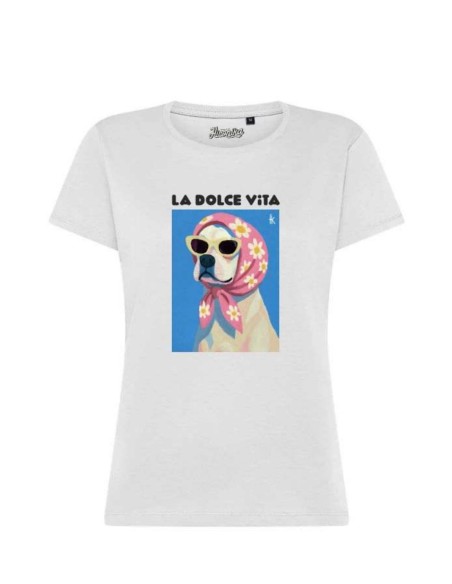 T-shirt donna fashion in cotone con stampa | Puà Moda