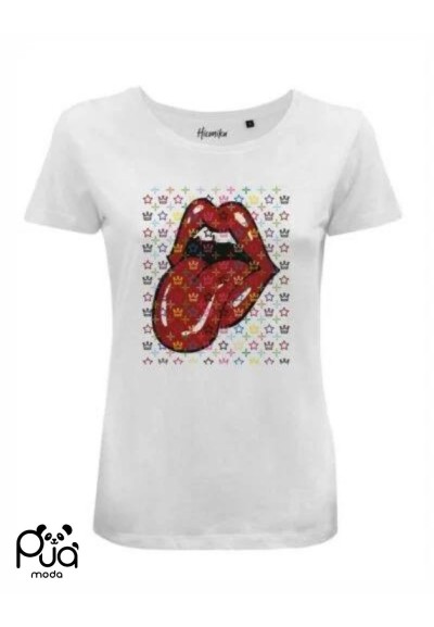 T-Shirt in Cotone con Stampa Grafica