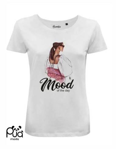 T-Shirt in Cotone con Stampa Trendy